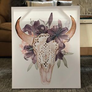Floral Skull Canvas